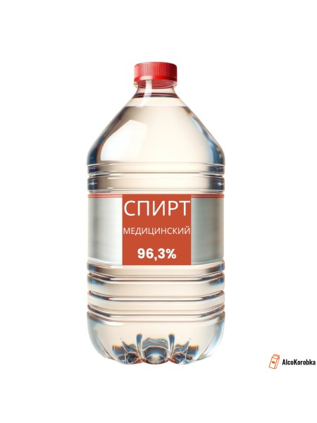 Спирт Медицинский этиловый 5 л Спирт Медицинский этиловый 5 л